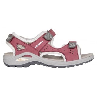 Lowa Sandale Urbano Nubukleder beere/hellgrau Damen